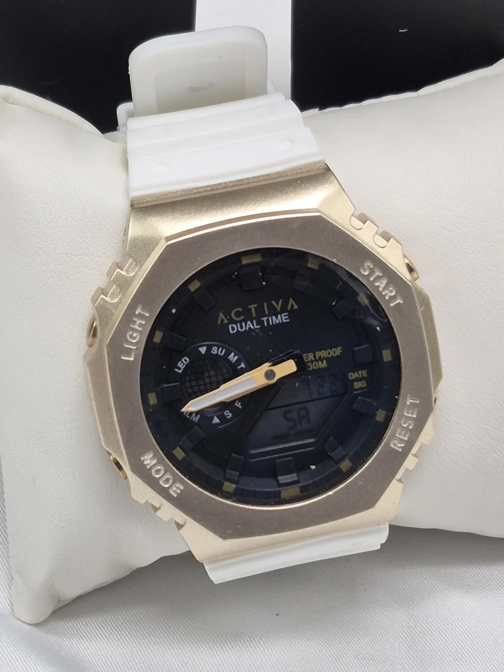 Activa Stamina Series Sport Watch - White & Rose Gold